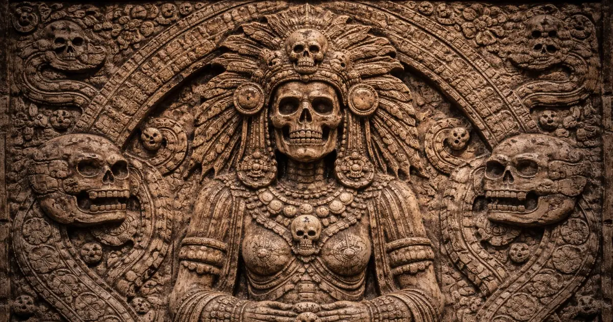 Representación simbólica de la muerte en la cosmovisión mesoamericana