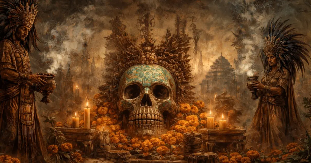 Representación simbólica de rituales funerarios en la cosmovisión mesoamericana prehispánica